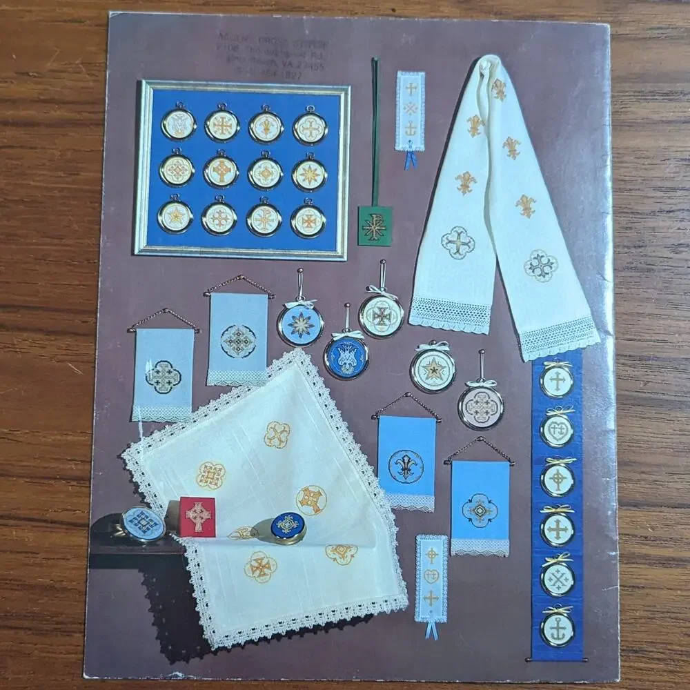 Christian Symbols Helene Halverson Designs Cross Stitch Pattern Book